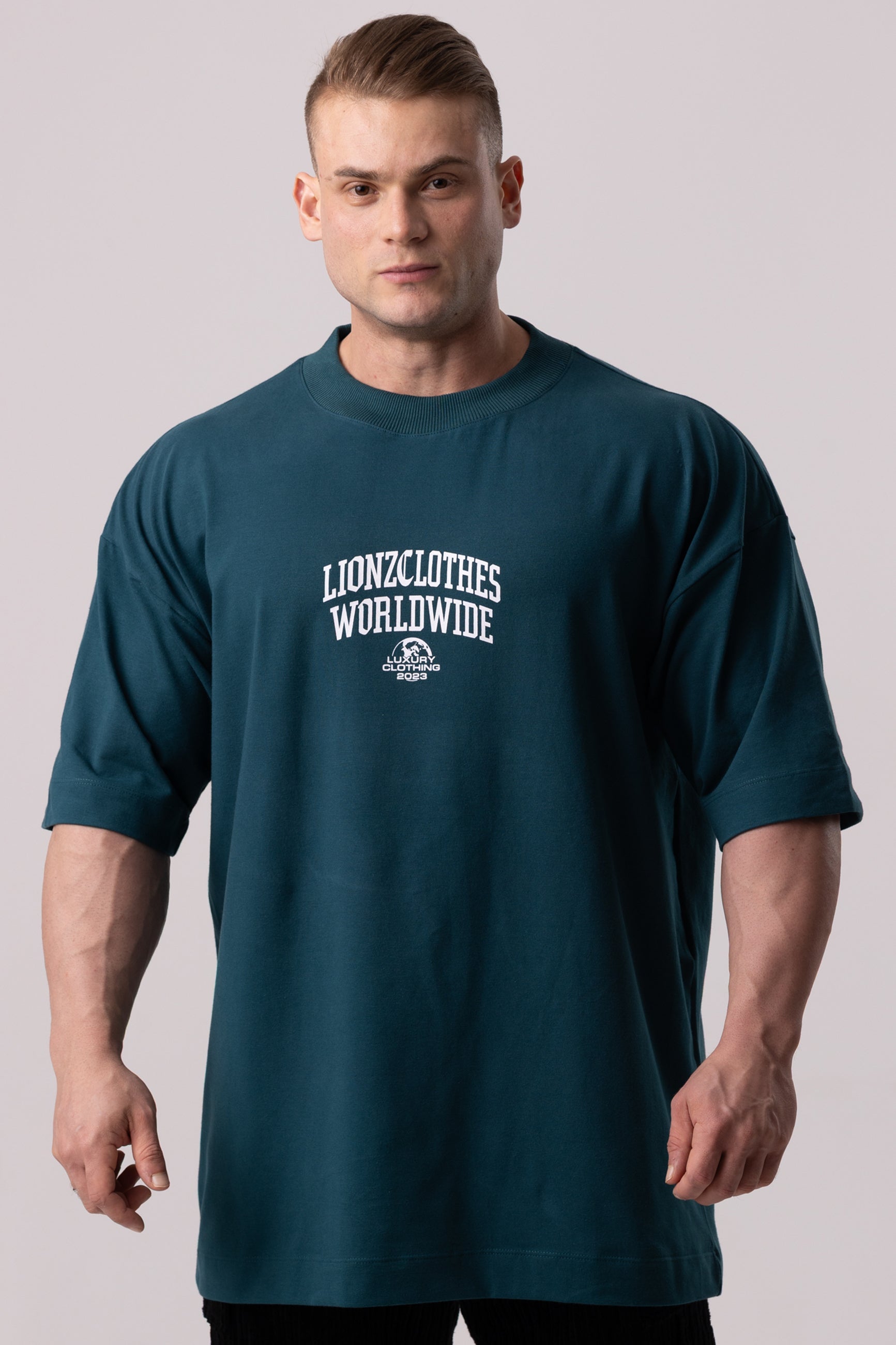 Camiseta Oversized Worldwide - Málaga
