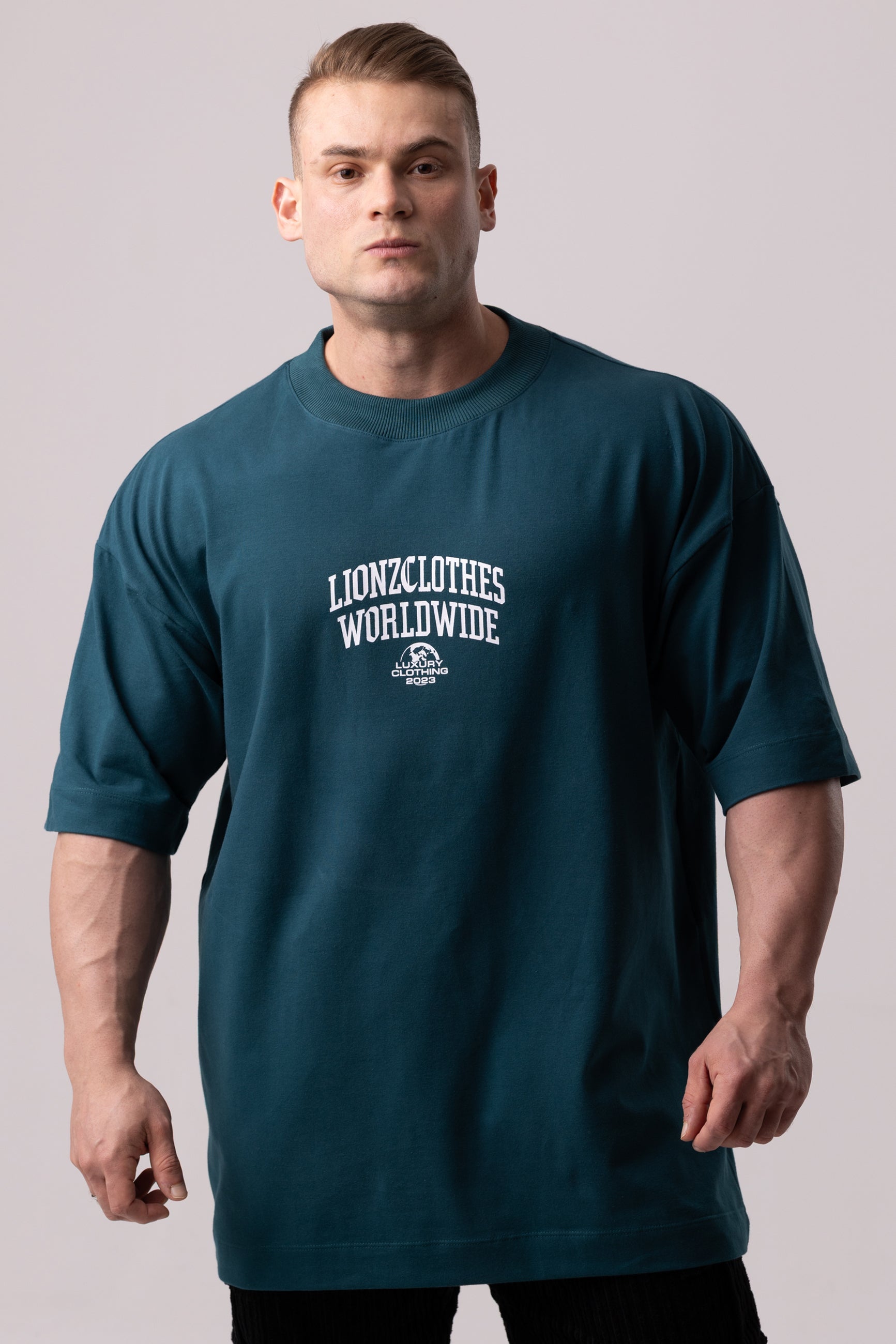 Camiseta Oversized Worldwide - Málaga