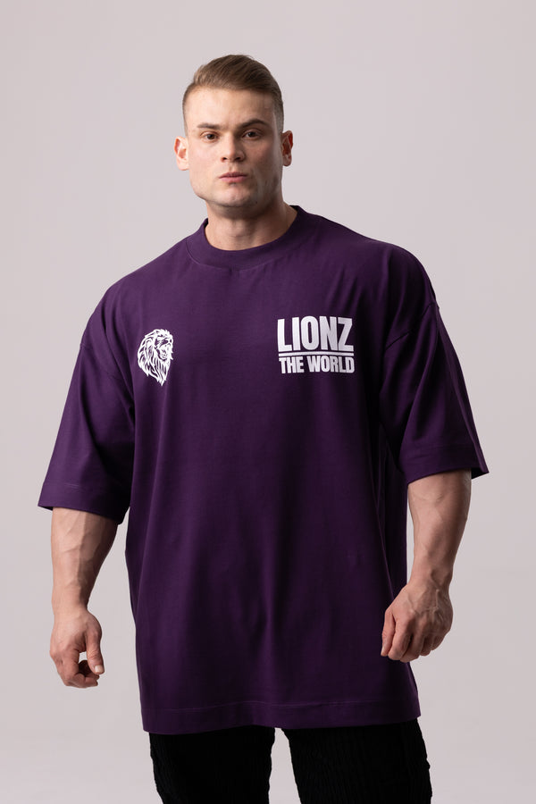 Camiseta Oversized The World - Roxa