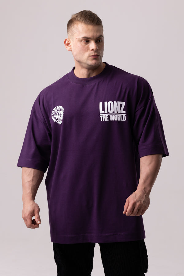 Camiseta Oversized The World - Roxa