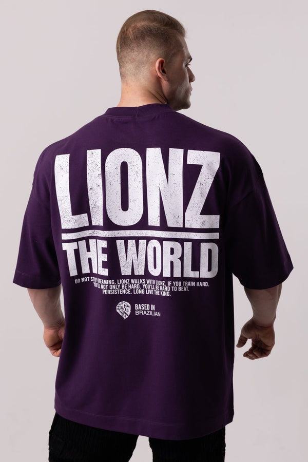 Camiseta Oversized The World - Roxa