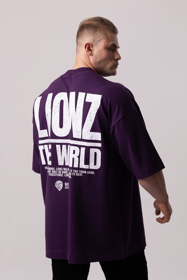 Camiseta Oversized The World - Roxa