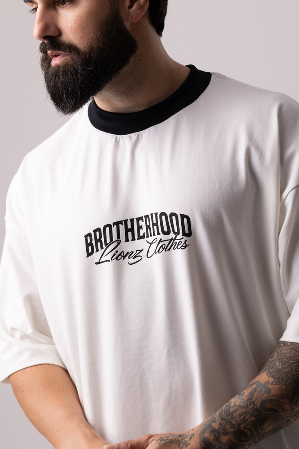 Camiseta Oversized Day One - OffWhite&Black