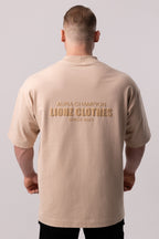 Camiseta Oversized TIRE - Bege