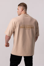 Camiseta Oversized TIRE - Bege