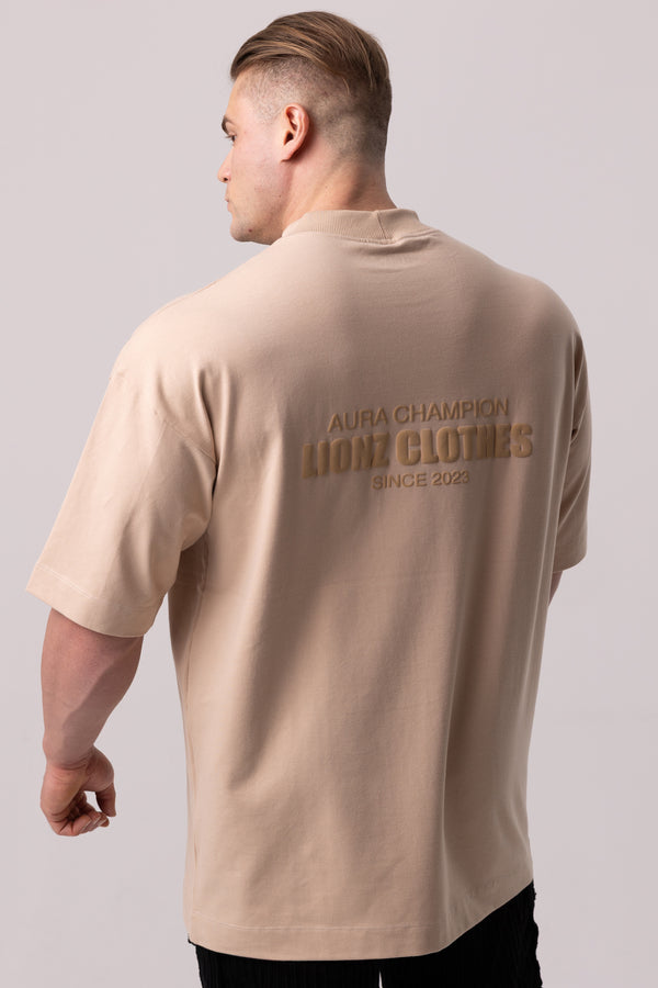 Camiseta Oversized TIRE - Bege