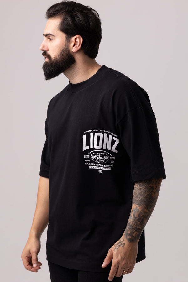 Camiseta Oversized Global - Preta