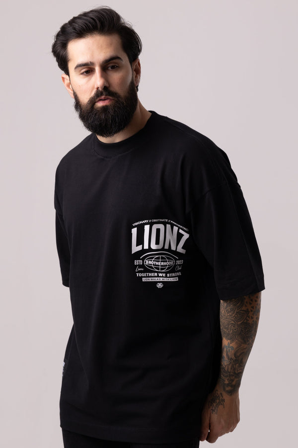 Camiseta Oversized Global - Preta