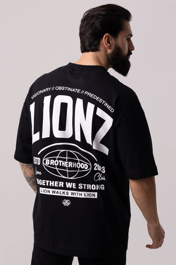 Camiseta Oversized Global - Preta
