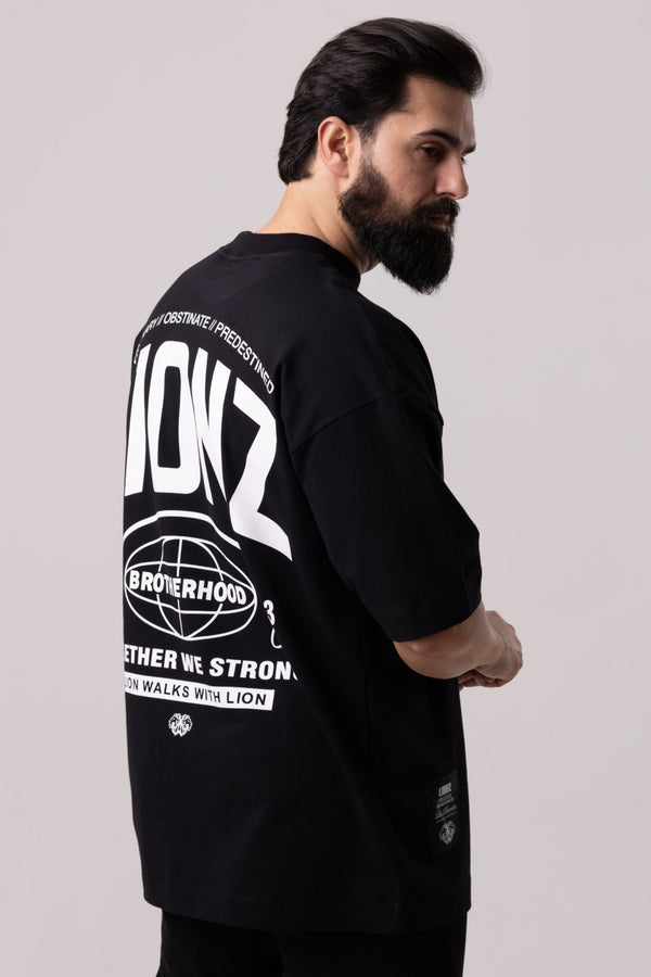 Camiseta Oversized Global - Preta