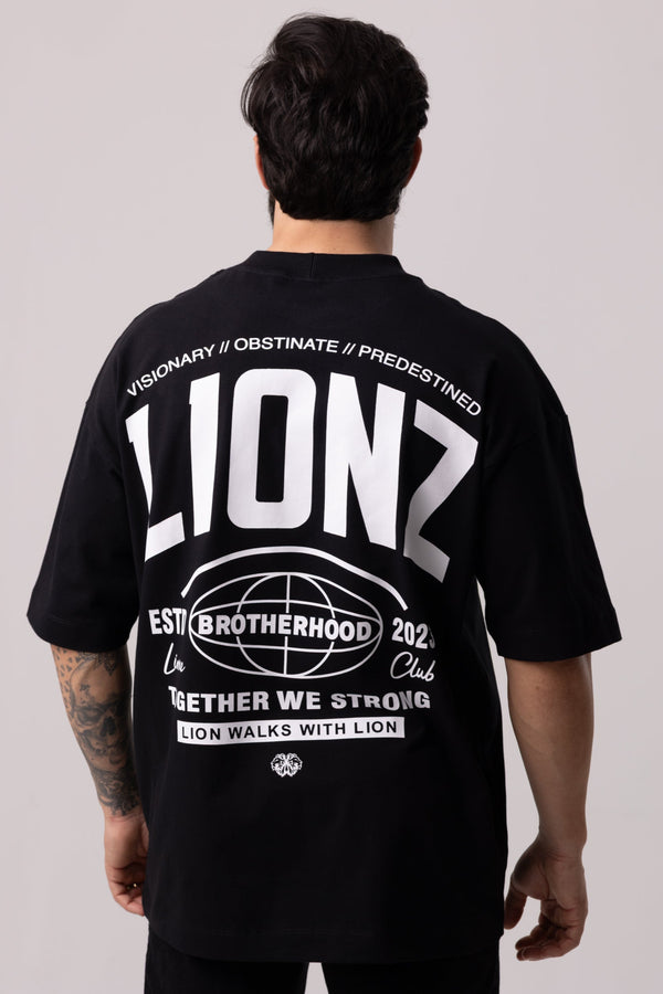 Camiseta Oversized Global - Preta