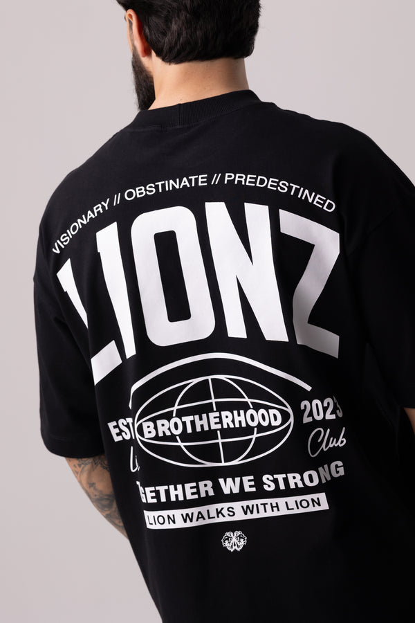 Camiseta Oversized Global - Preta