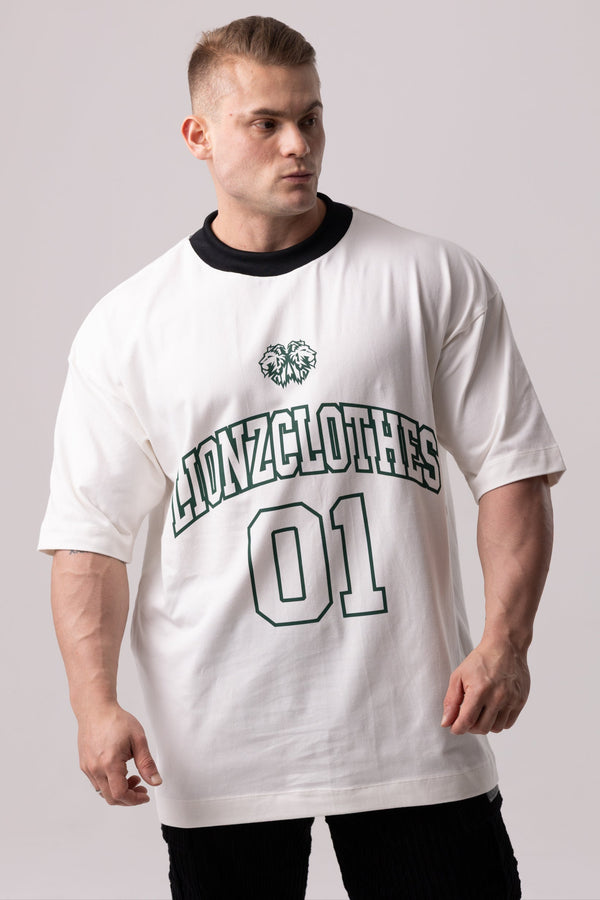 Camiseta Oversized 01 - OffWhite&Black