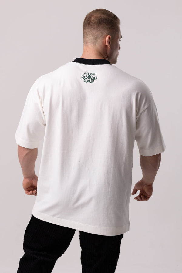 Camiseta Oversized 01 - OffWhite&Black