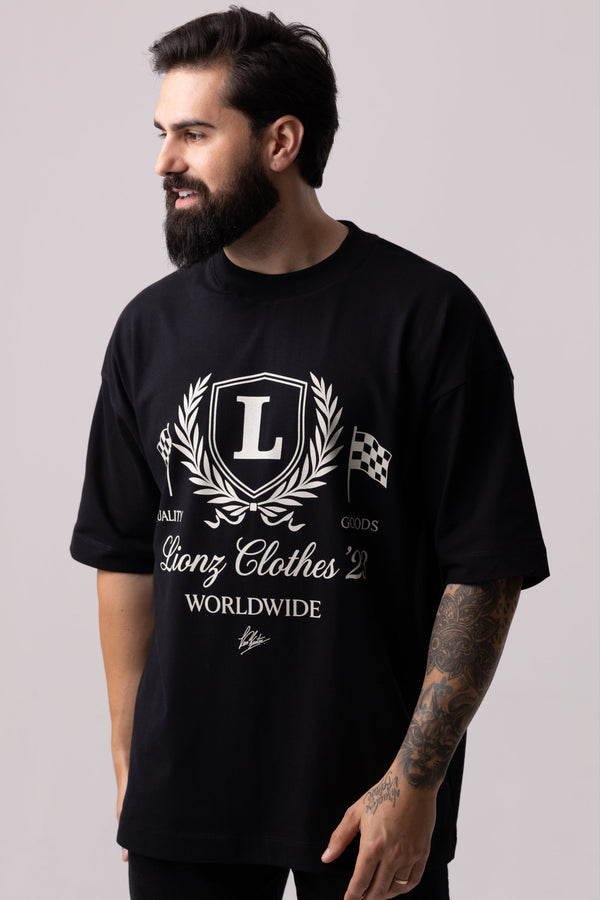 Camiseta Oversized Goods - Preta