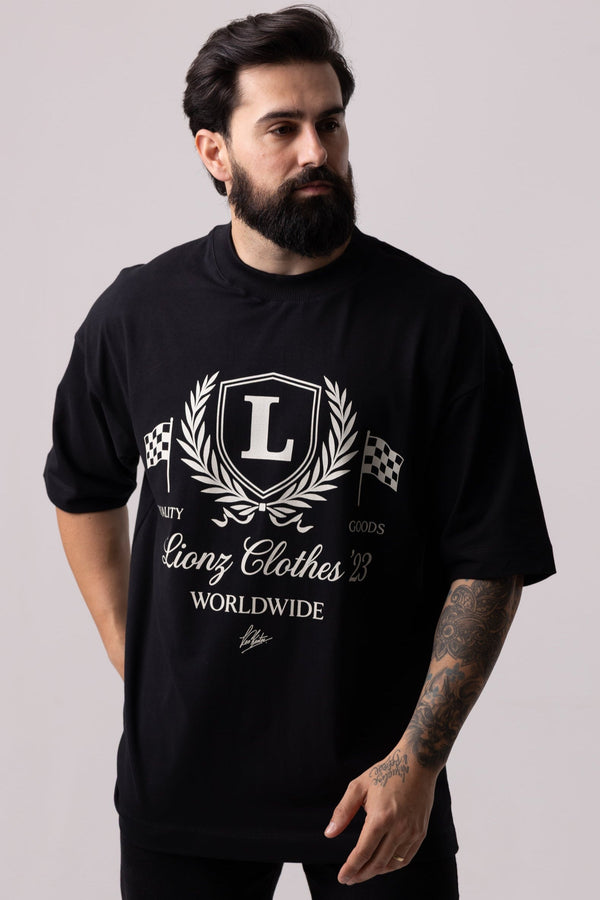 Camiseta Oversized Goods - Preta