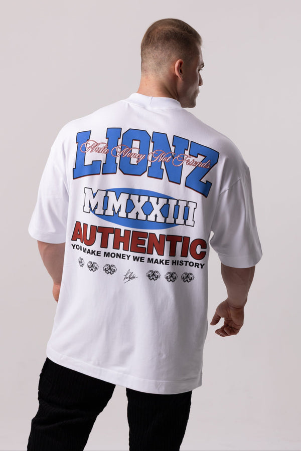 Camiseta Oversized Authentic - Branca