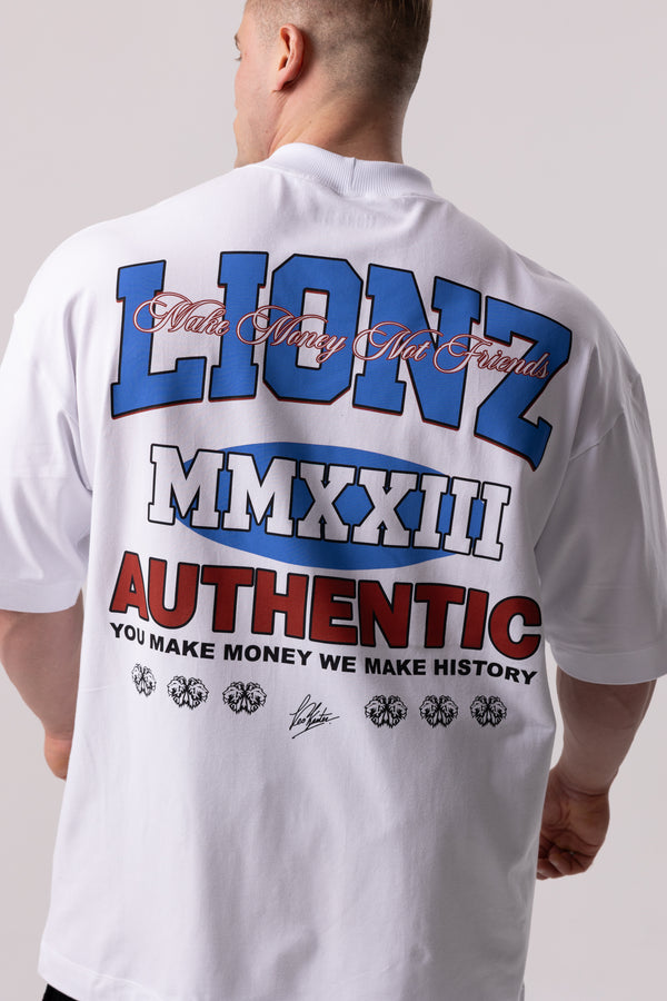 Camiseta Oversized Authentic - Branca