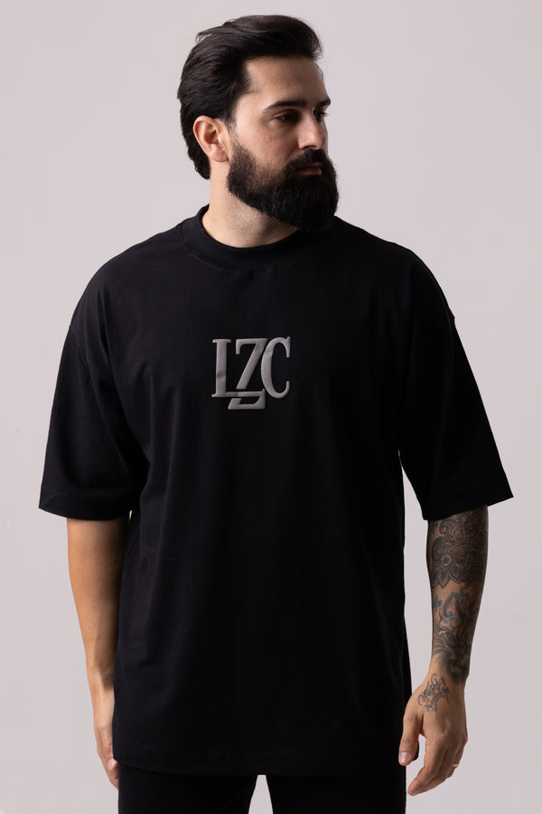 Camiseta Oversized Stats - Preta