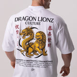 Camiseta Oversized Dragon - Branca