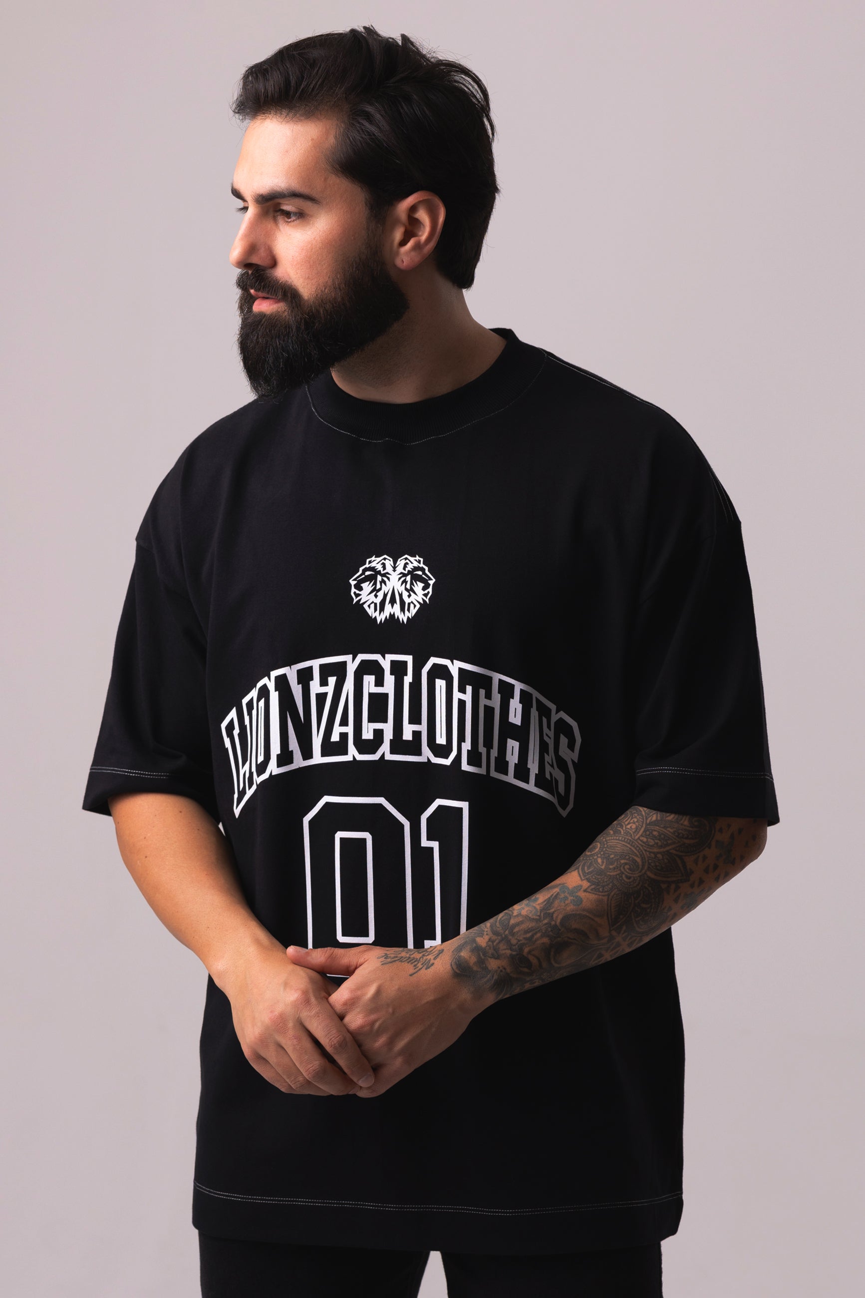 Camiseta Oversized 01 - Preta