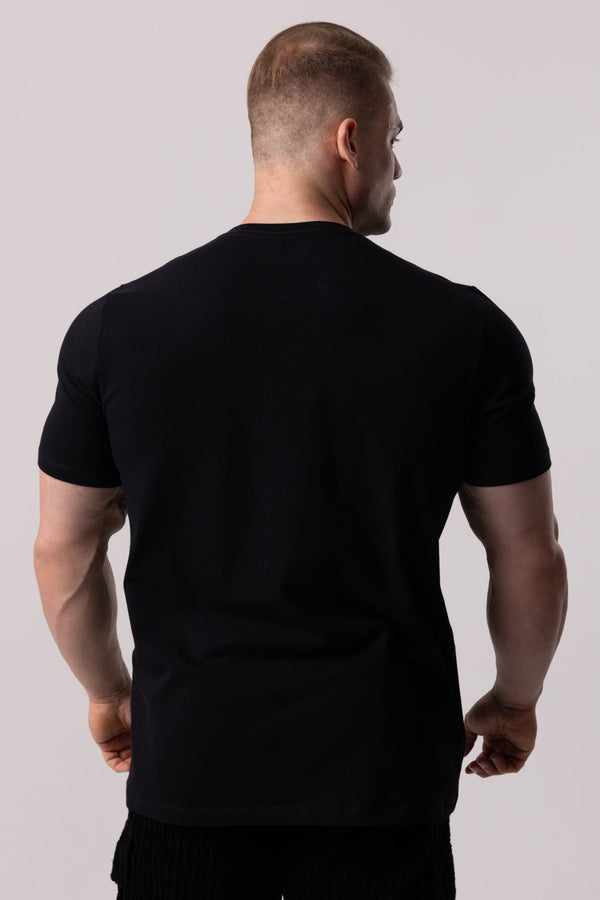 Camiseta Slim Stats - Preta