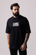 Camiseta Oversized Unic - Preta Contraste