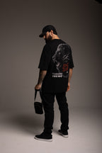 Camiseta Oversized Lionz Club - Preta