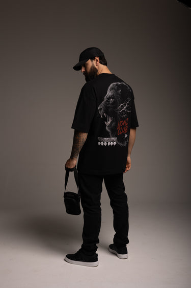 Camiseta Oversized Premium Preta - Lionz Club
