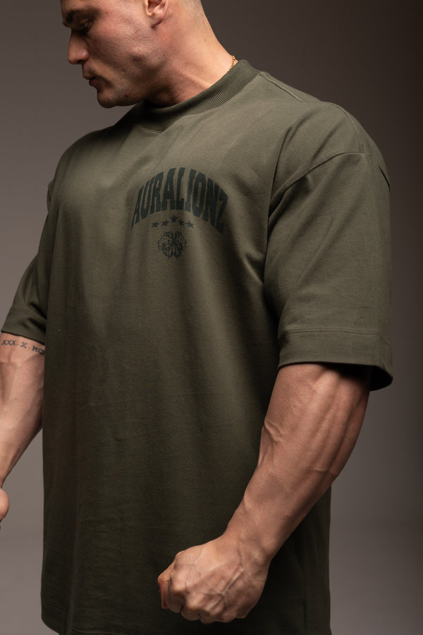 Camiseta Oversized Five Stars - Verde