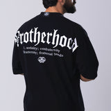 Camiseta Oversized Brotherhood - Preta
