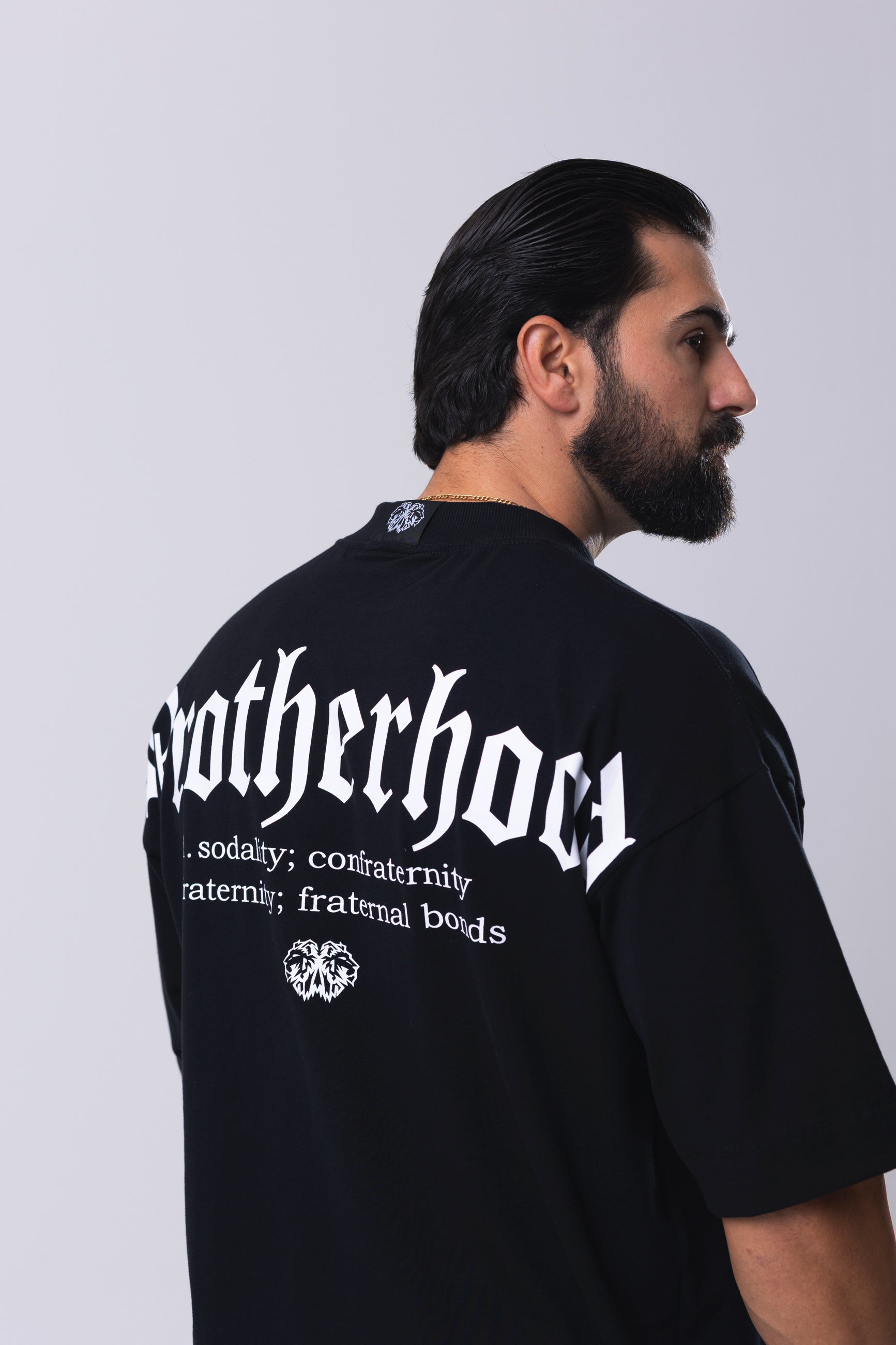 Camiseta Oversized Brotherhood - Preta