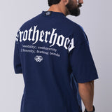 Camiseta Oversized Brotherhood - Marinho