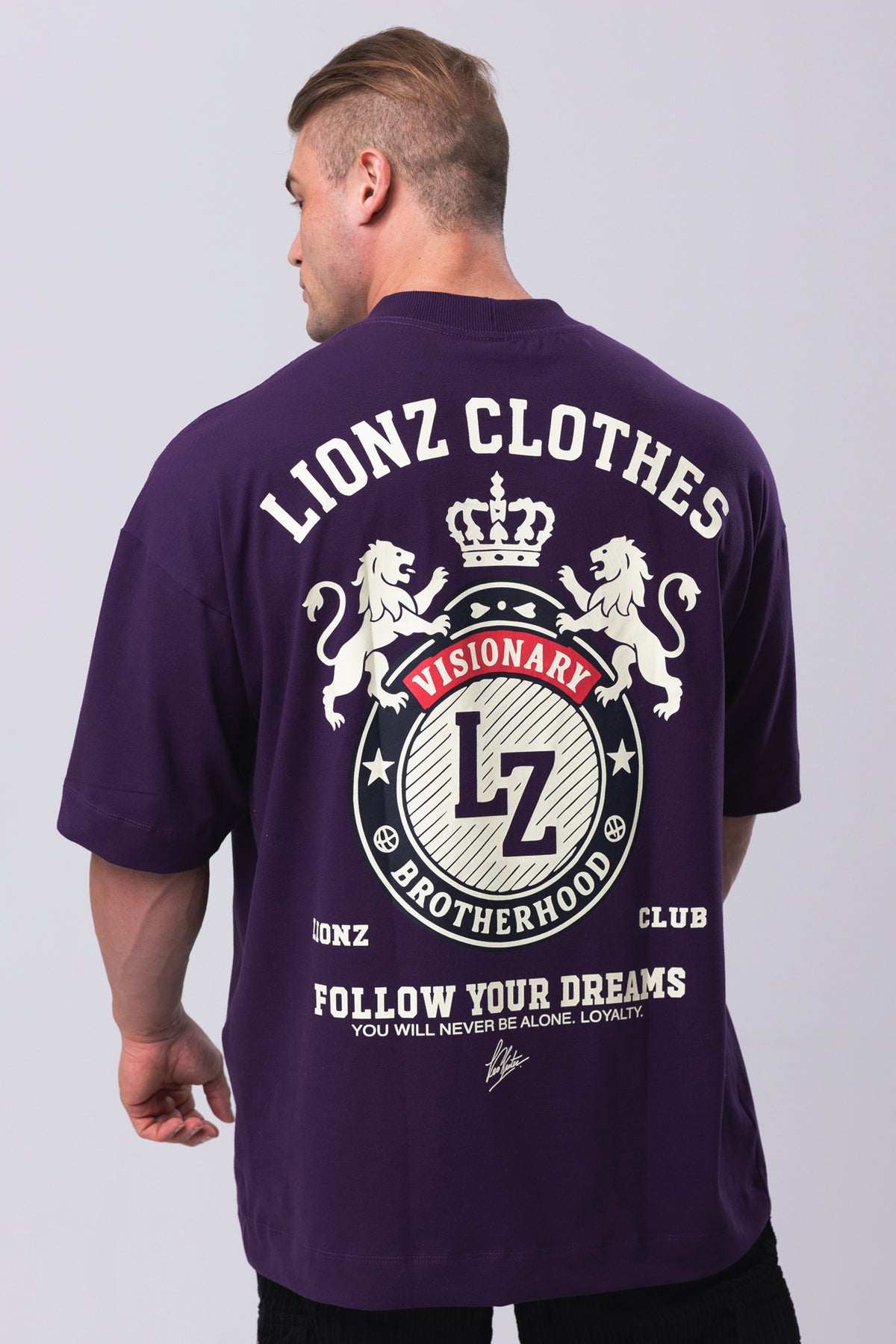Camiseta Oversized Splendor - Roxa