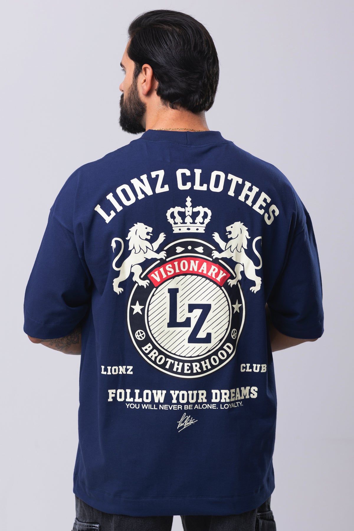 Camiseta Oversized Splendor - Marinho