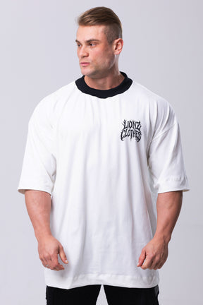 Camiseta Oversized Blair - OffWhite&Black
