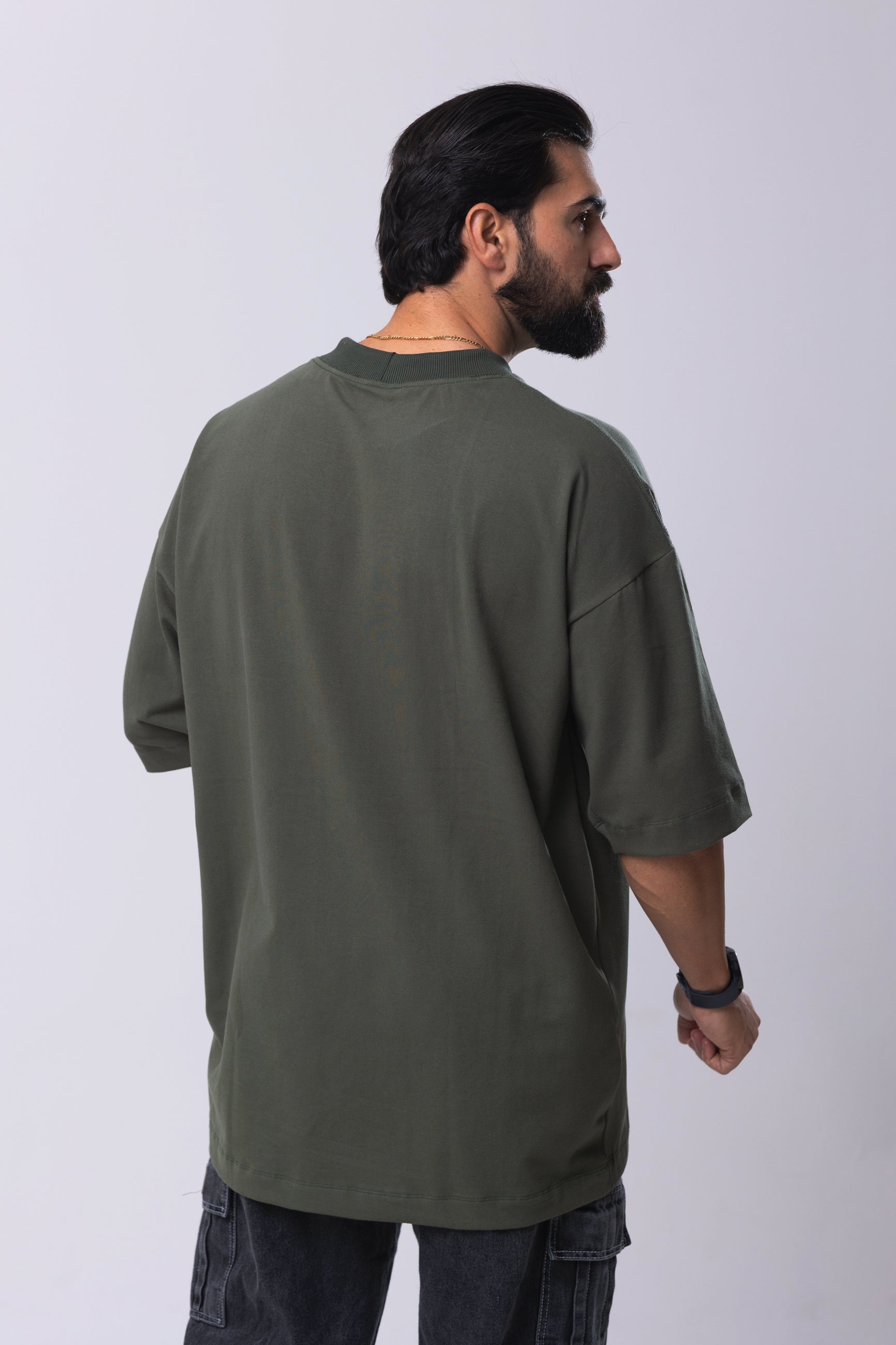 Camiseta Oversized Mentality - Verde