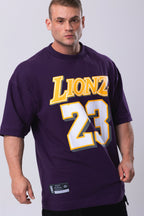 Camiseta Oversized NBA - Roxa