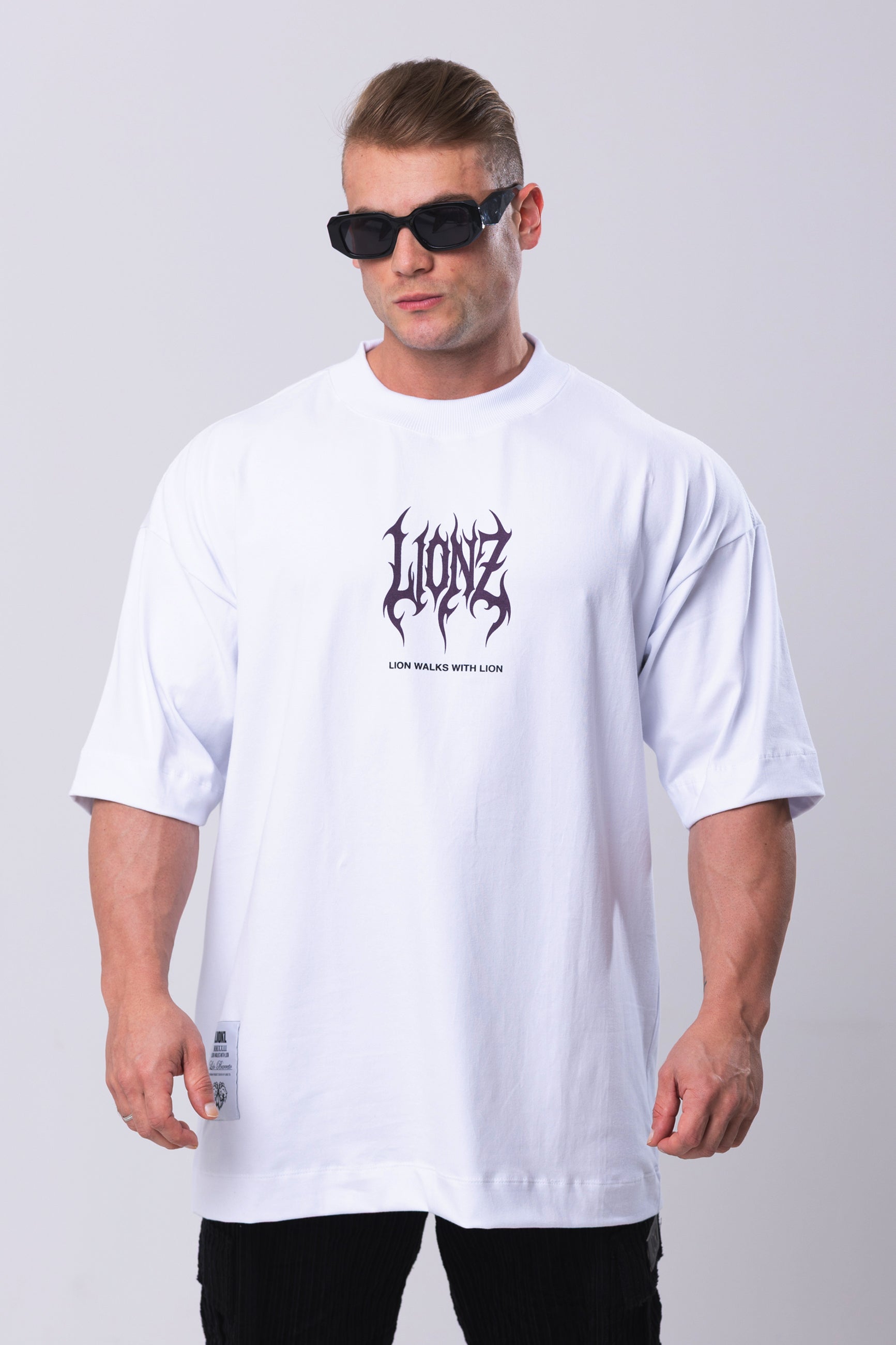 Camiseta Oversized LWWL - Branca