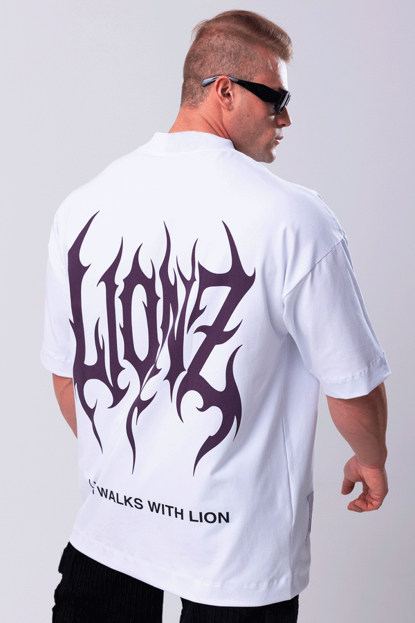 Camiseta Premium Oversized LWWL - Branca