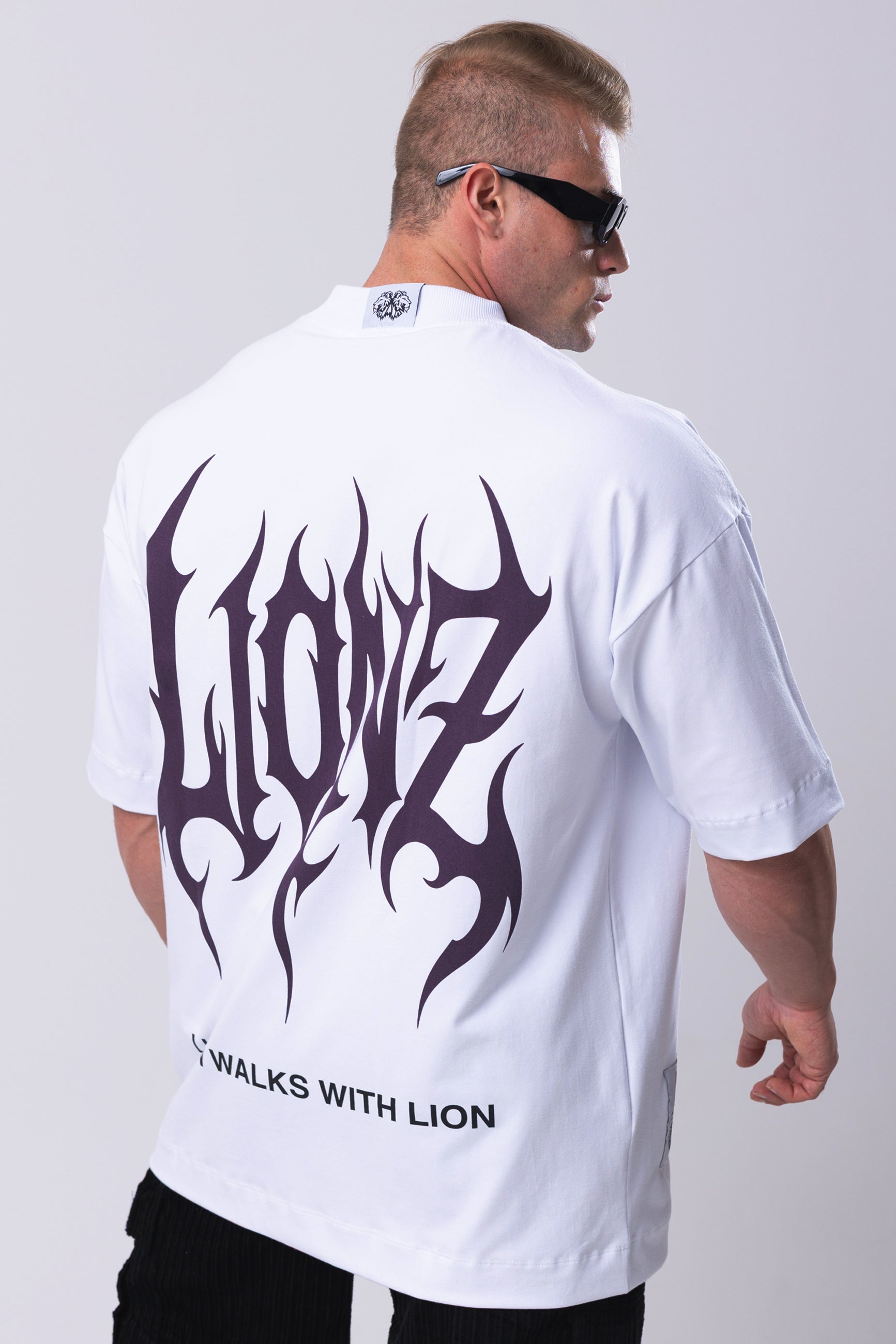 Camiseta Oversized LWWL - Branca