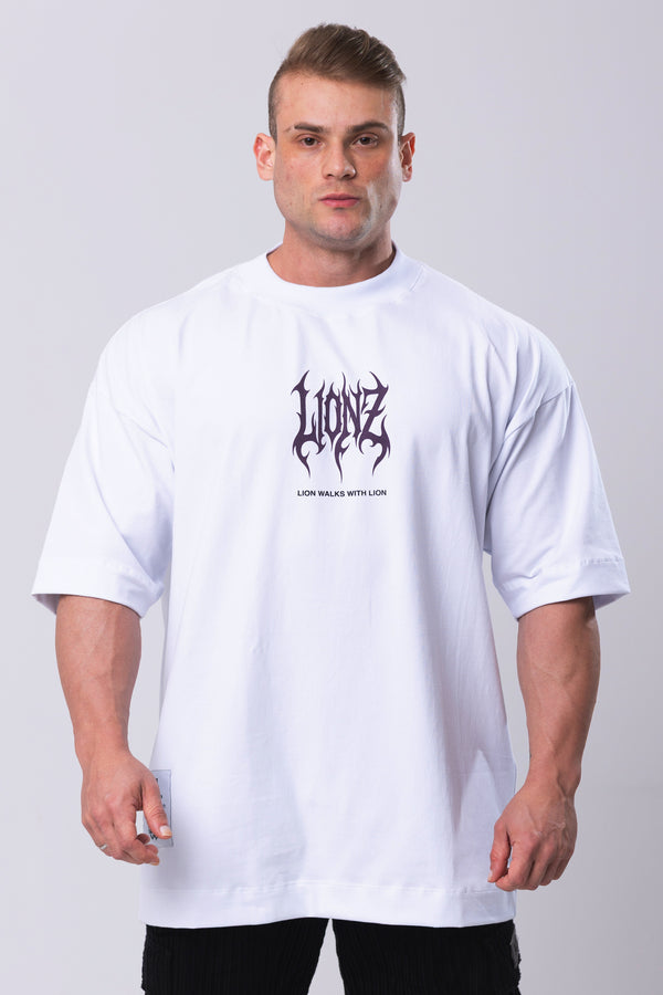 Camiseta Premium Oversized LWWL - Branca