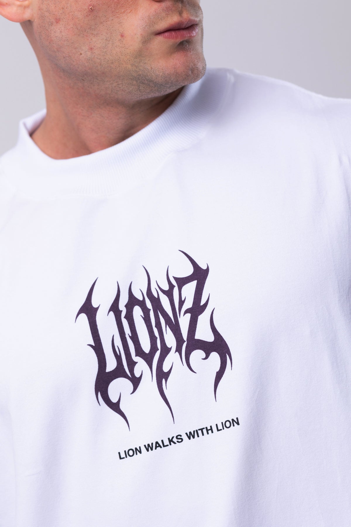 Camiseta Oversized LWWL - Branca