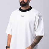 Camiseta Oversized Minimal - OffWhite&Black