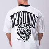 Camiseta Oversized BeastMode - OffWhite&Black