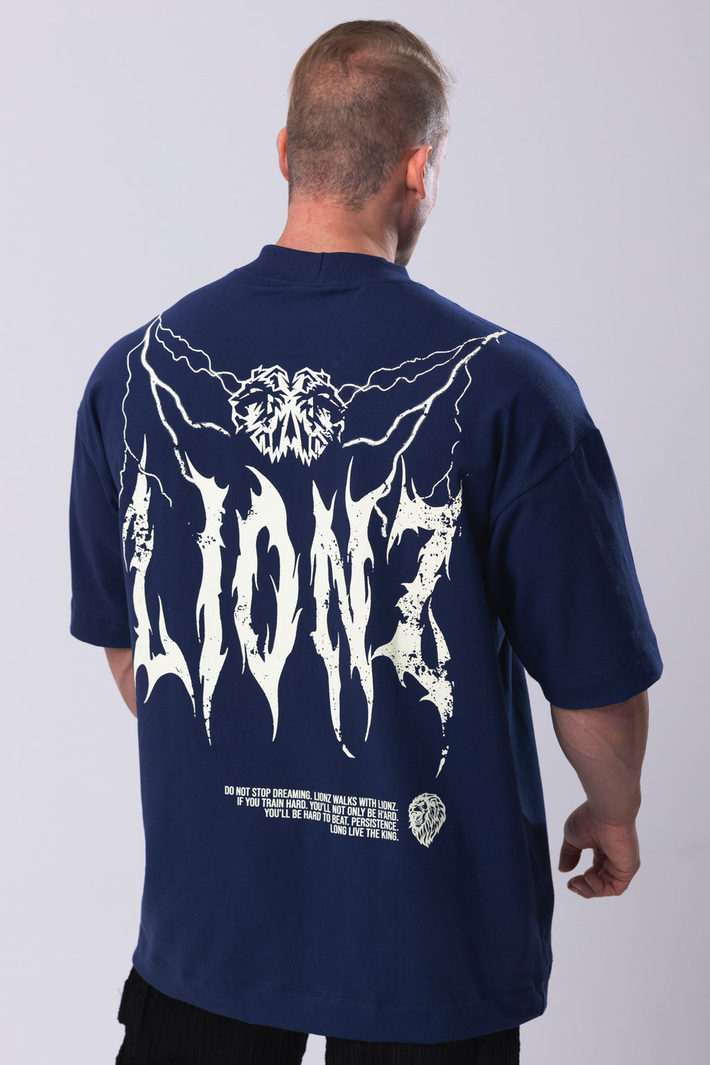 Camiseta Oversized MetalThunder - Marinho