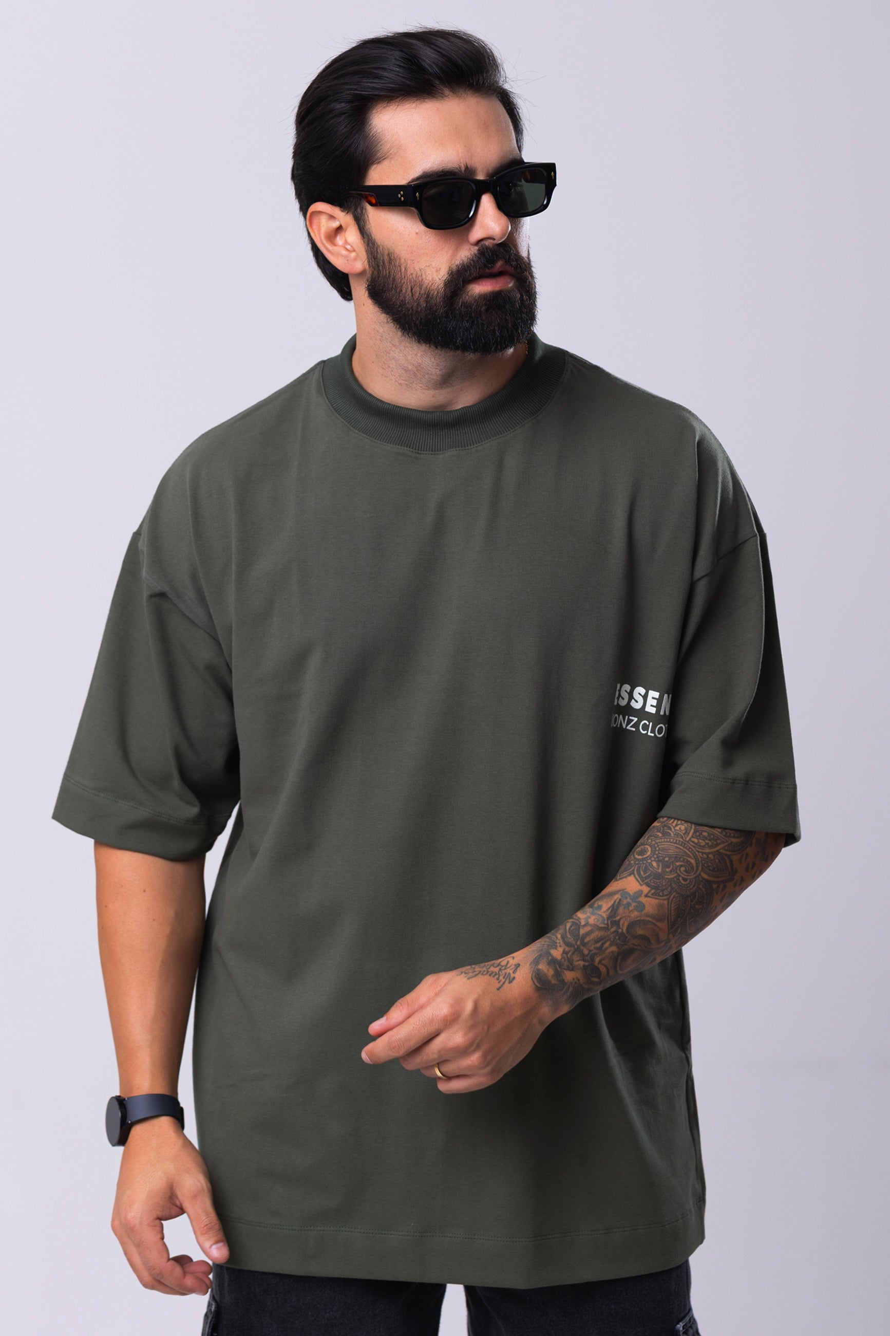 Camiseta Oversized Essence - Verde