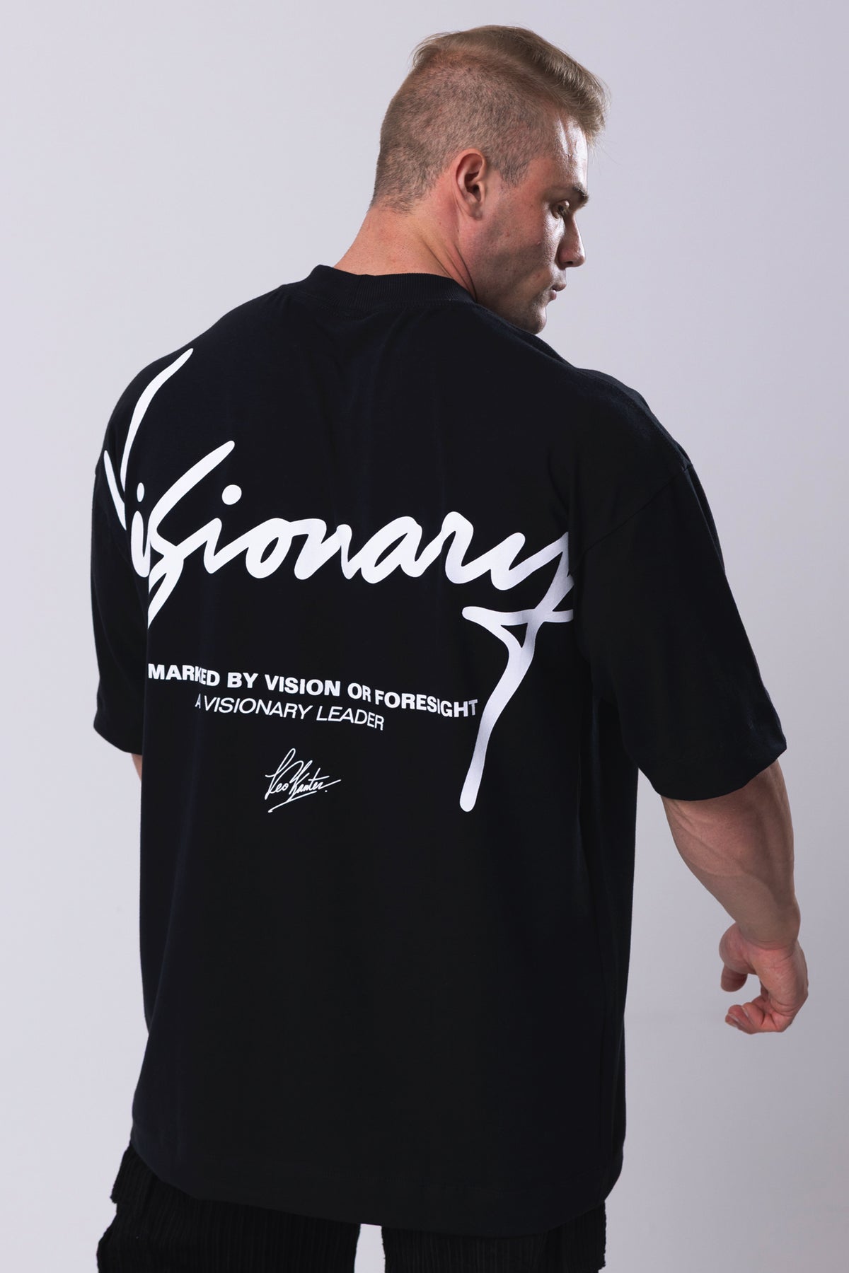 Camiseta Oversized Visionary - Preta