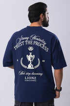 Camiseta Oversized Trust - Marinho