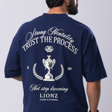 Camiseta Oversized Trust - Marinho